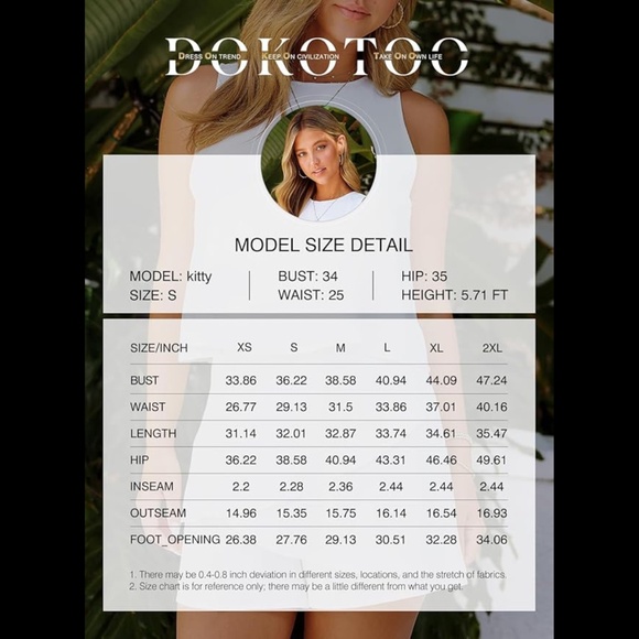 NWT Dokotoo Black Crewneck Ruffle Sleeveless Romper Size XL - Picture 4 of 8